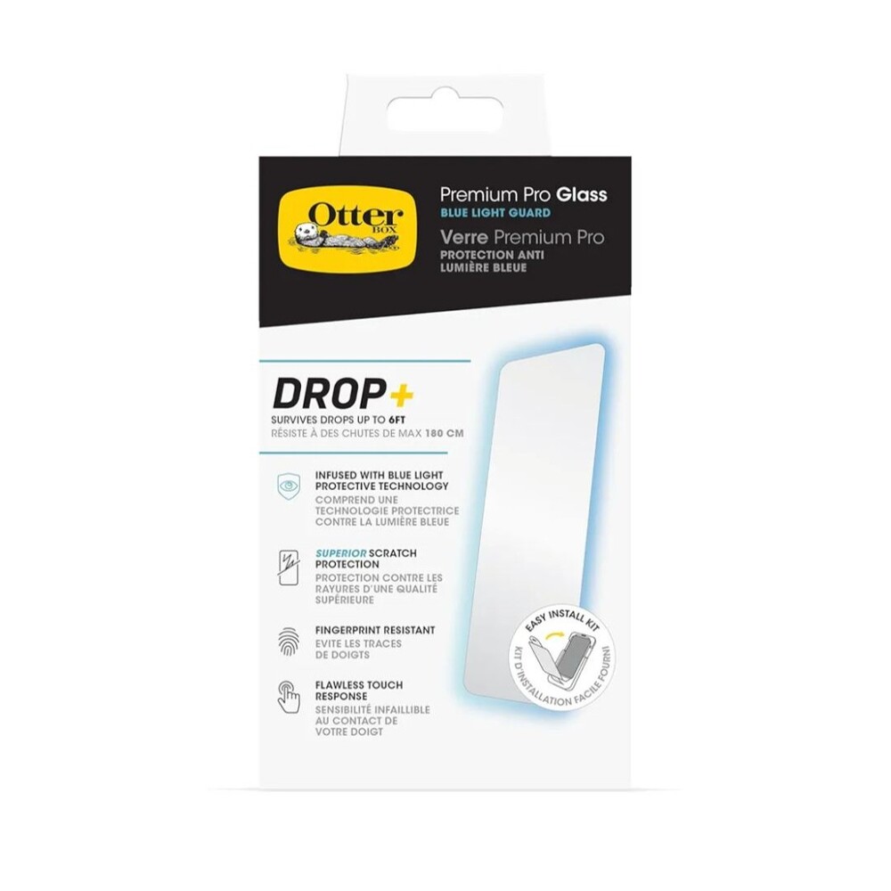 OtterBox Premium Pro Glass Apple iPhone 15 Pro Max Blue Light Filter – New
